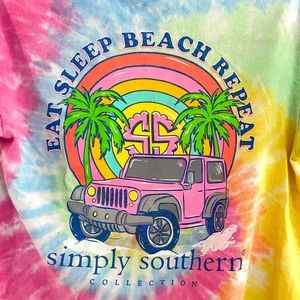 Simply southern tie dyed tshirt